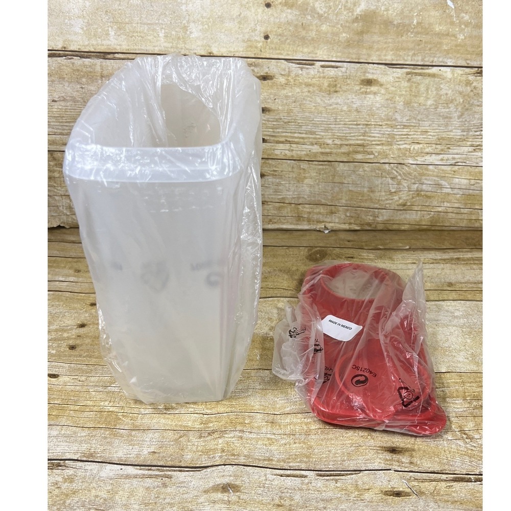 Tupperware Cereal Storer Large Red New Airtight Food Storage Container 13 Cup